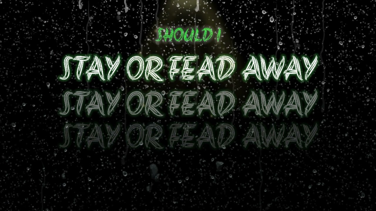 SHOULD I STAY OR LET IT FEAD AWAY@YouTubeMusic #trending #music #drive XO Republic Records