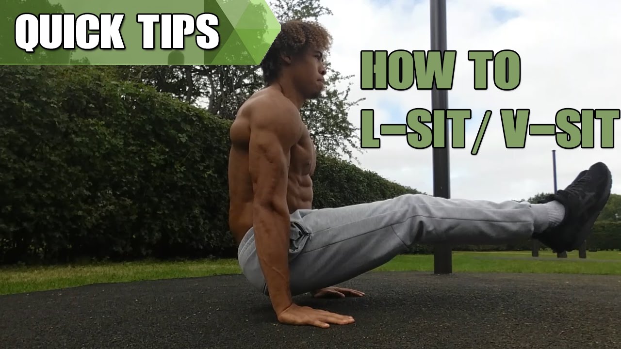 How to do a L-sit/V-sit - Quick Abnormal Tutorial