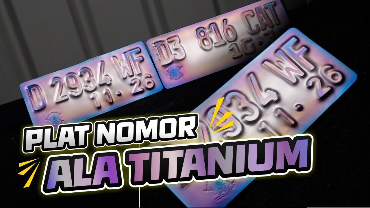 REPAINT PLAT NOMOR ALA TITANIUM | SAPPORO ULTIMATE
