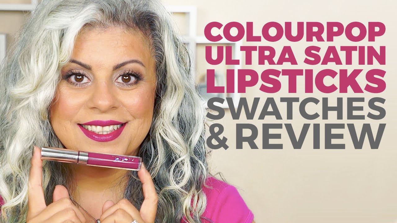 Colourpop Ultra Satin Lipsticks Review and Swatches