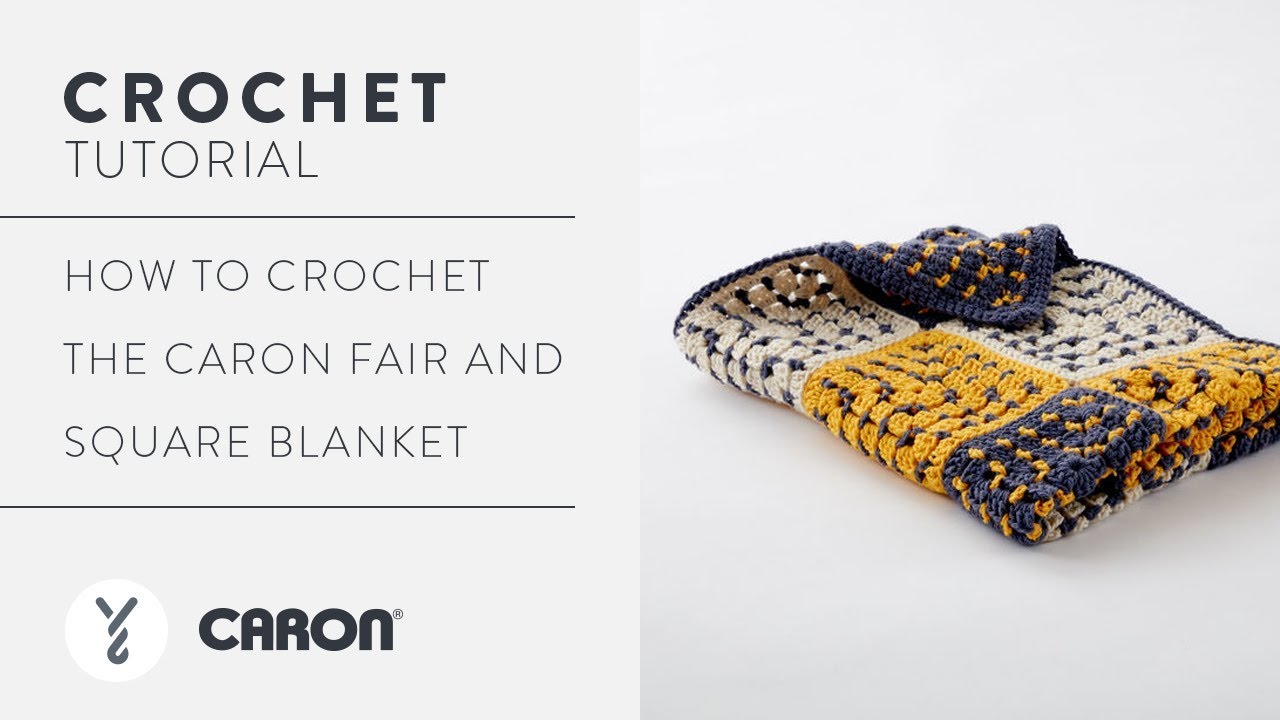 How to Crochet a Detailed Blanket | Free Caron One Pound Pattern