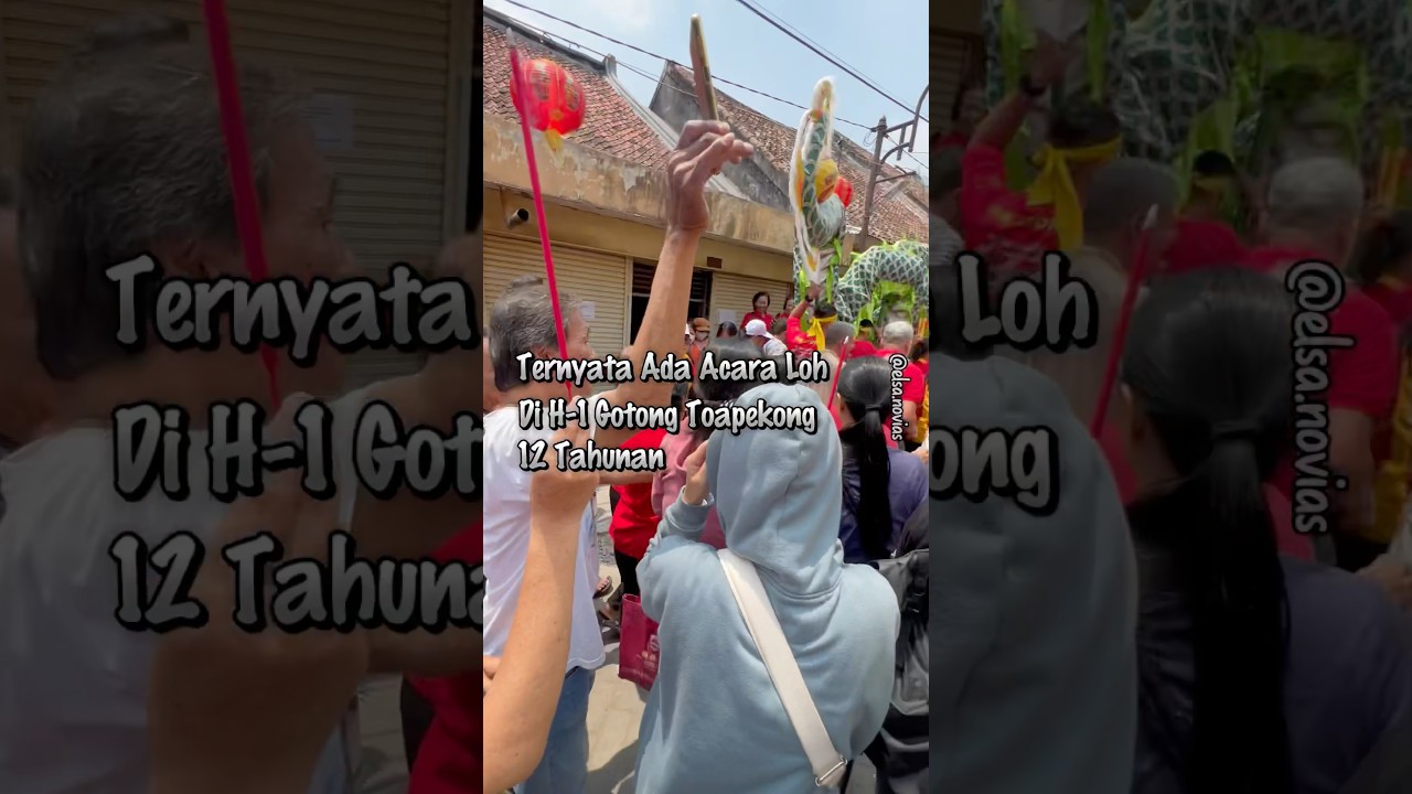 H-1 Gotong Toapekong 12 Tahunan Boen Tek Bio #fyp #boentekbio #gotongtoapekong #tangerang