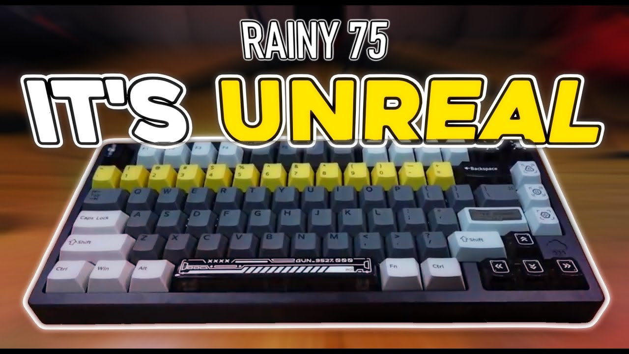 Эта клавиатура премиум-класса — это нечто совершенно иное — Wobkey Rainy75 RT