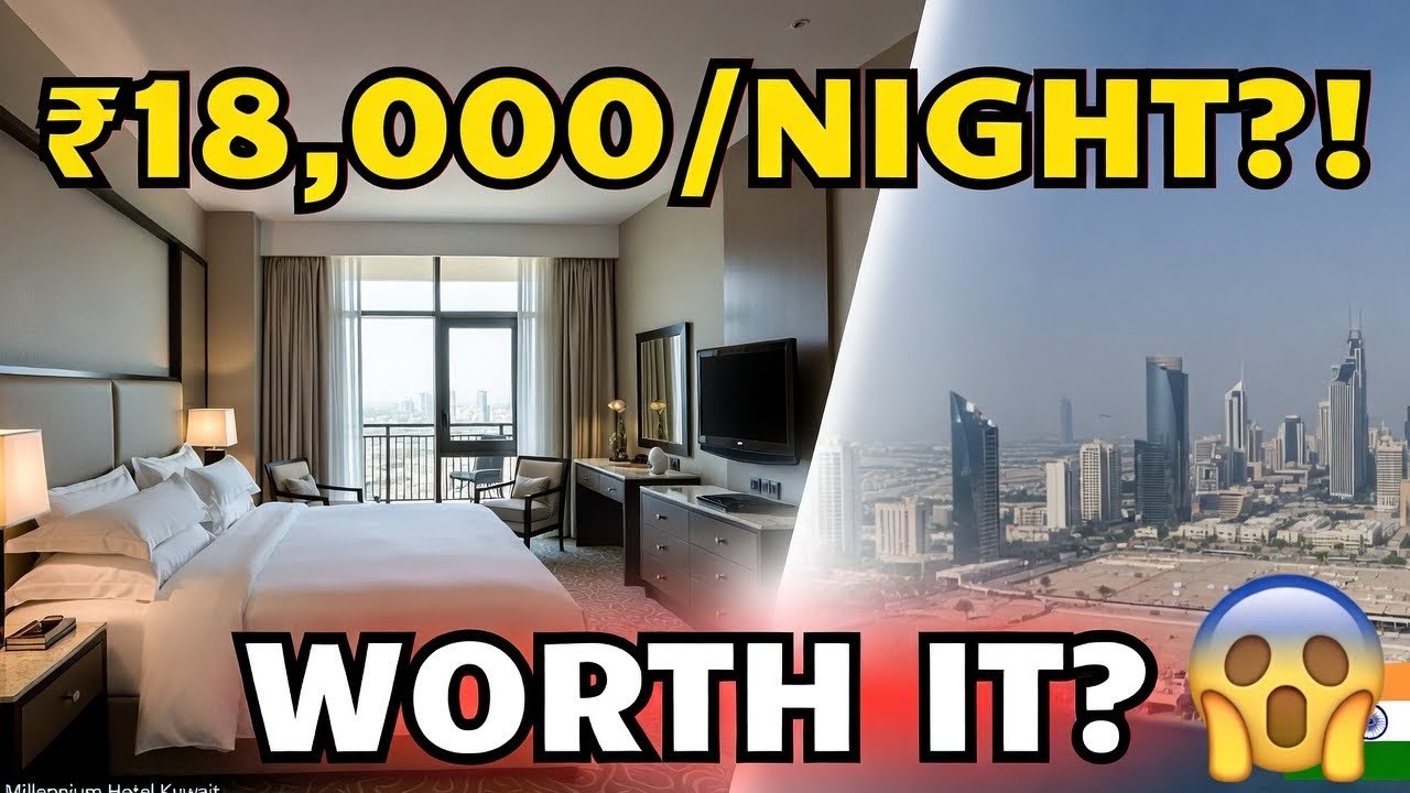 I Stayed in ₹18,000/Night 5-Star Hotel in Kuwait! Worth It? | Millennium Hotel Tour