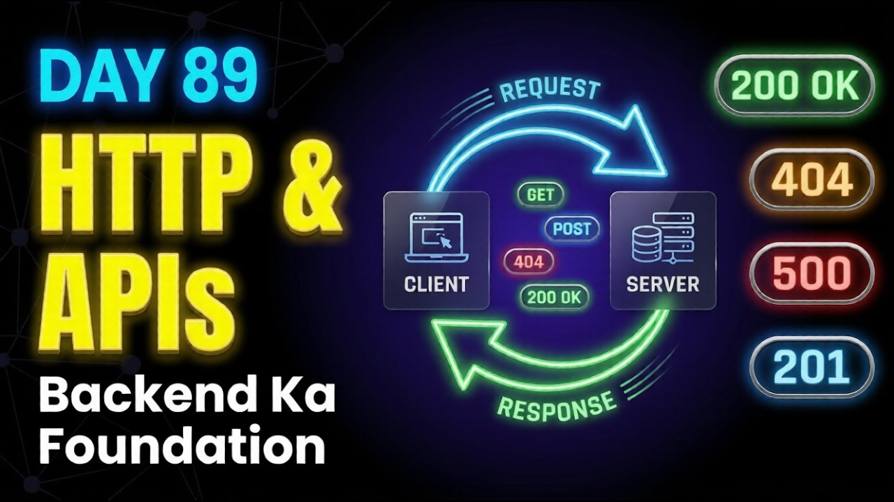This Is How the Internet Works ❌ | HTTP & API Fundamentals | Day 89