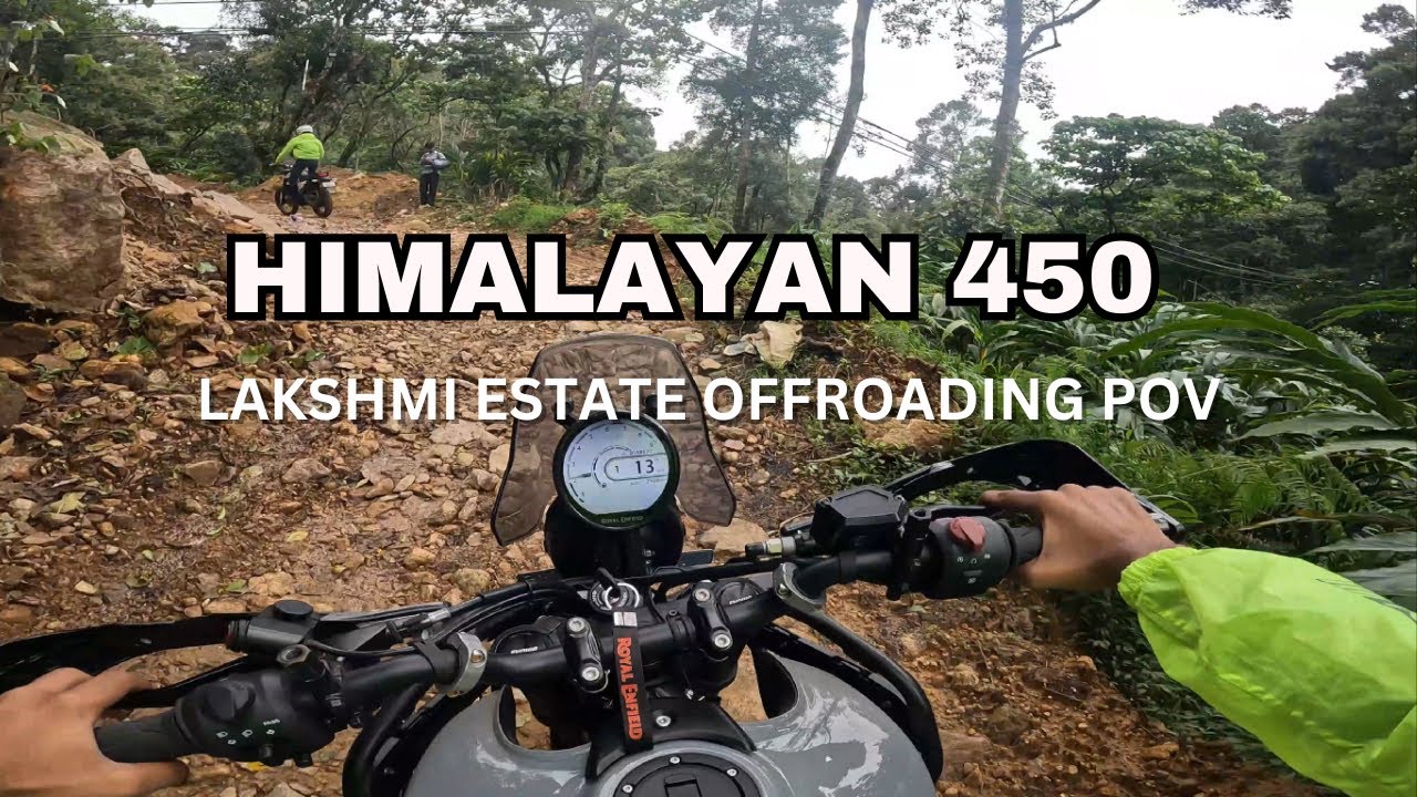 Royal Enfield Himalayan 450 !!! Extreme off roading pov | Lakshmi Estate Munnar .