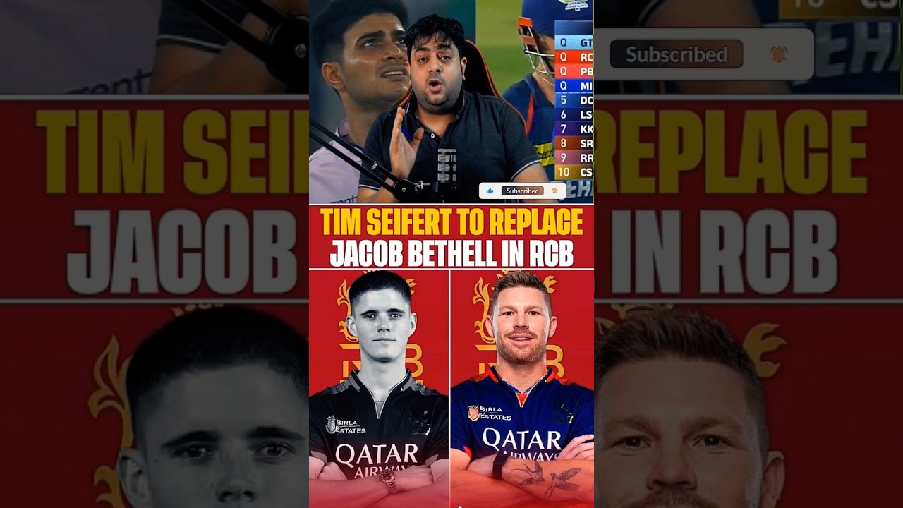 RCB Sign Tim Seifert as Replacement for Jacob Bethell! 🔄 #rcb #ipl2025 #timseifert #abcricinfo