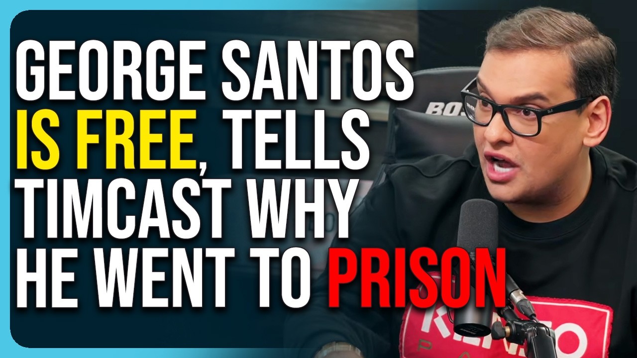 George Santos Is Free, Tells Timcast Why He Went To Prison