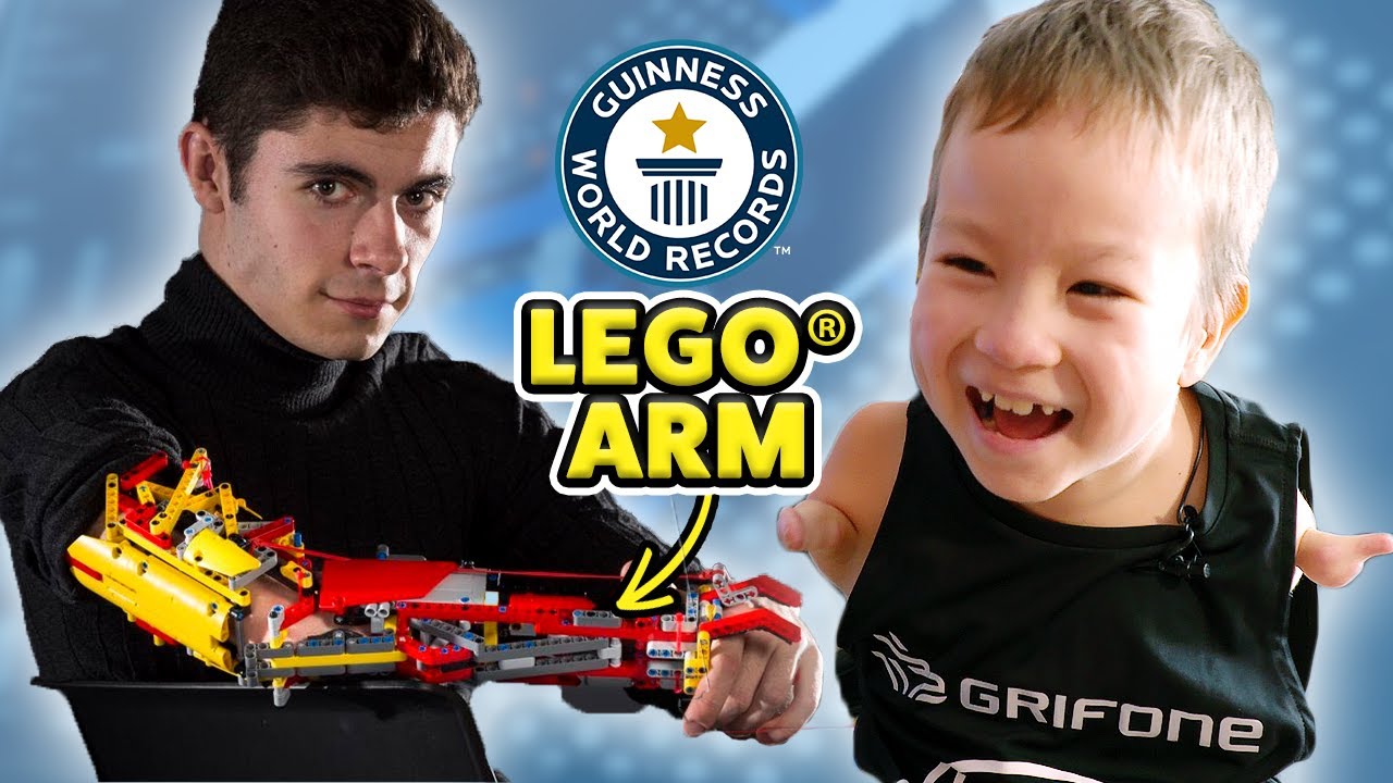 Surprising an 8-year-old with a new LEGO® arm - Guinness World Records