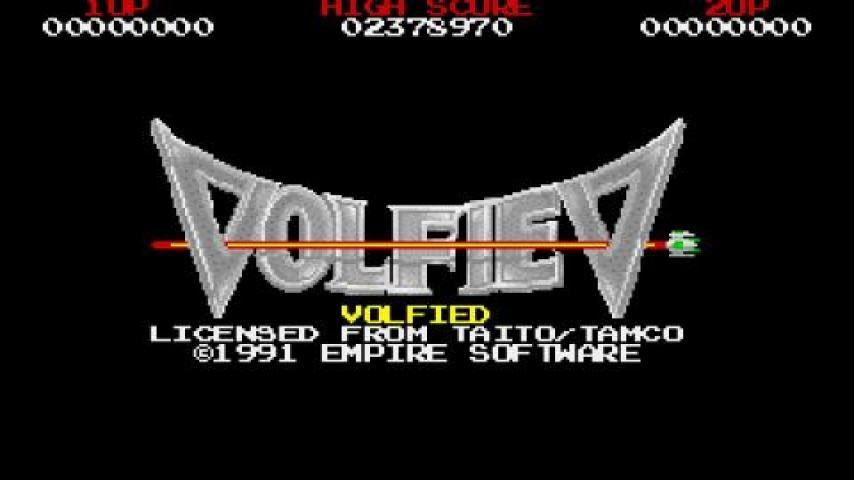 Volfied gameplay (PC Game, 1989)