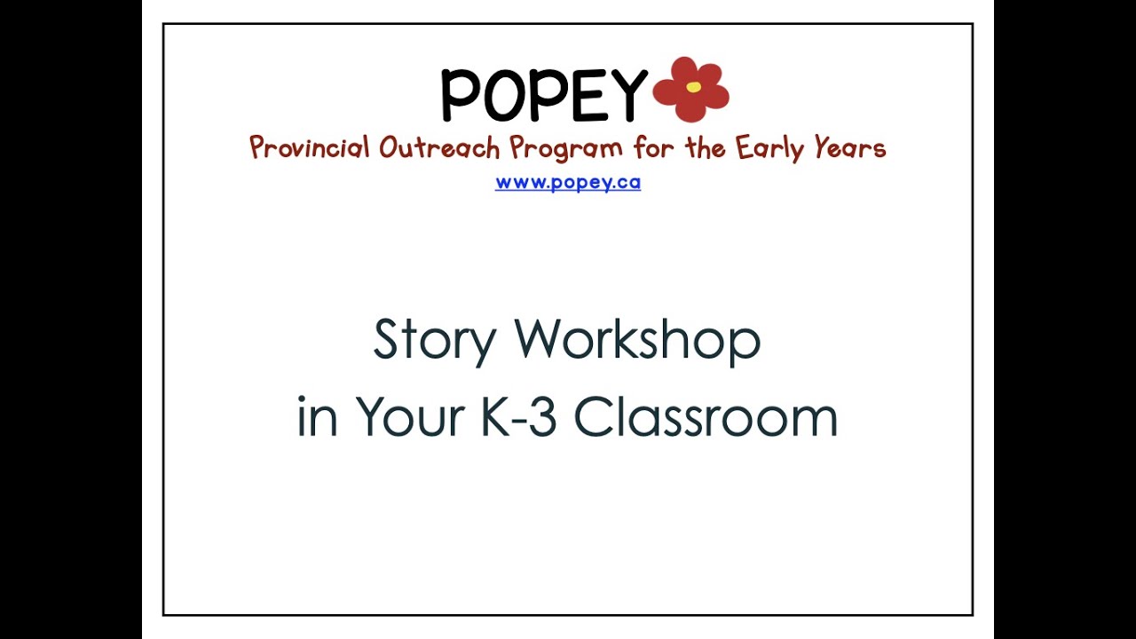 Story Workshop in Your K-3 Classroom