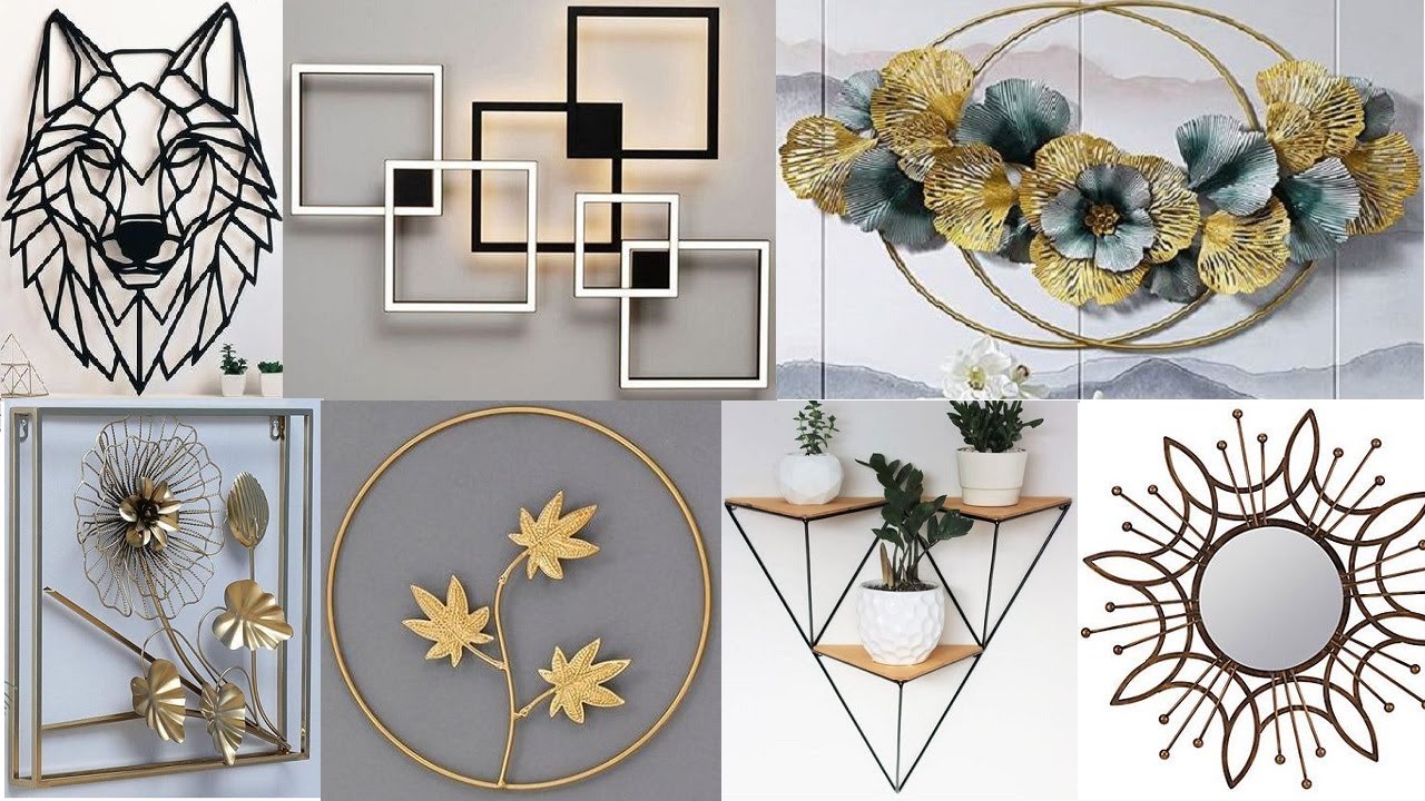 Wall mounted metal décor and metal art ideas as welding project ideas for beginners /welding ideas
