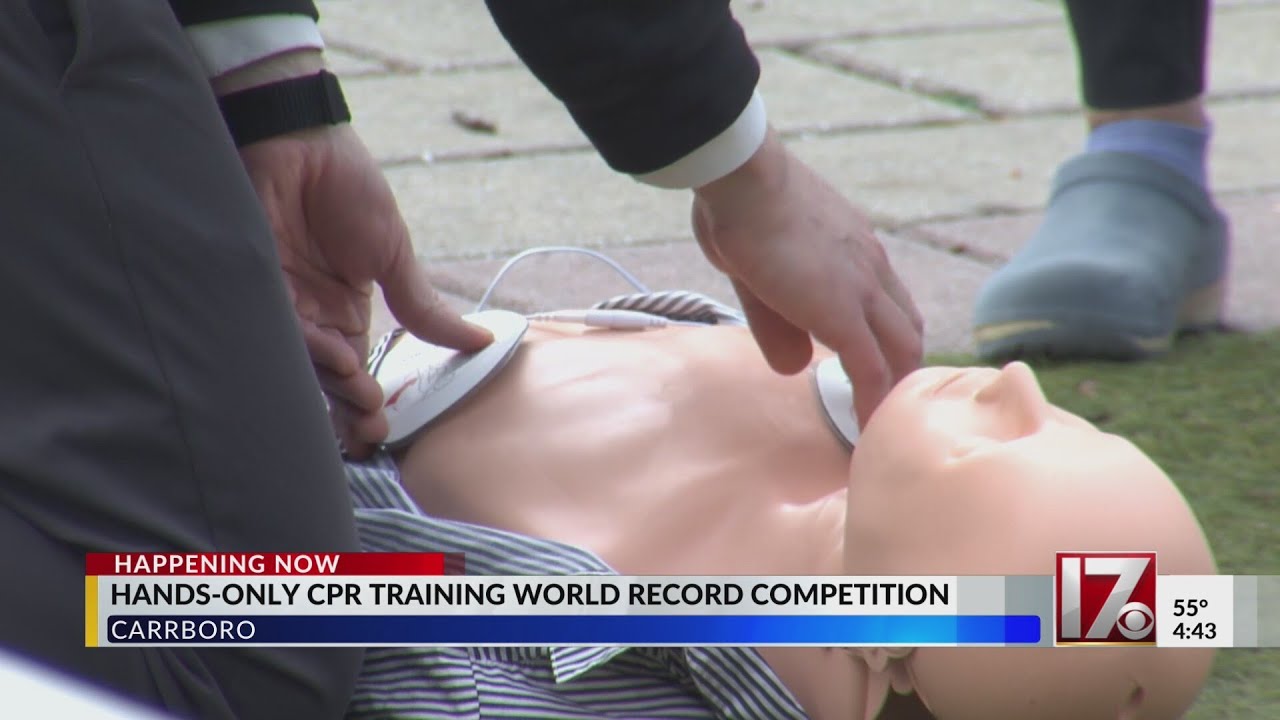 Duke Health in NC tries world record for CPR training