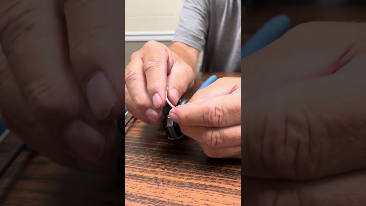 Shielded wire termination. SCC A&P.