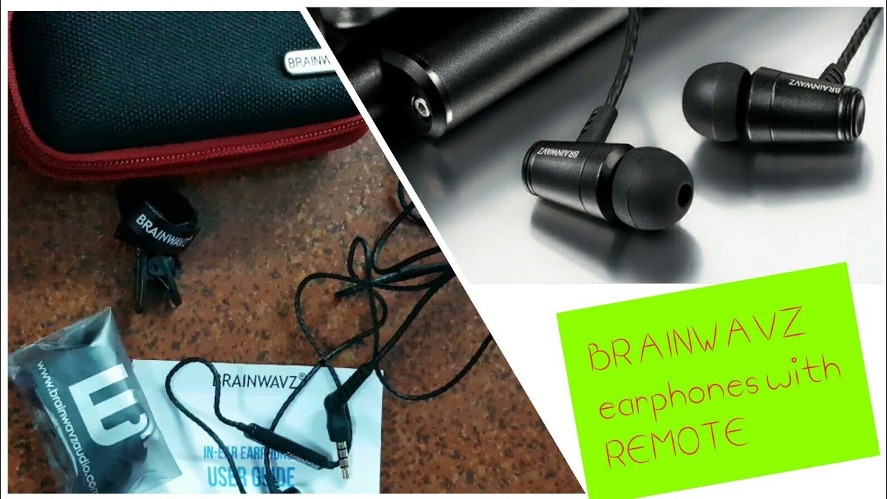 Brainwavz M100 IEM Noise Isolating Earphones with Remote & Microphone Headset
