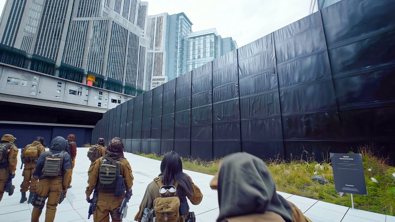 Government Tries to Hide a Zombie Outbreak by Building Huge Walls In The Middle of The City