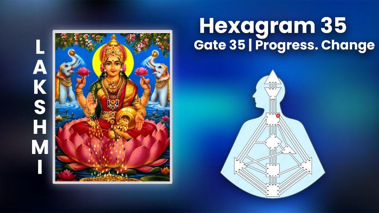 Hexagram 35 | Gate 35 - Human Design | Progress. Change