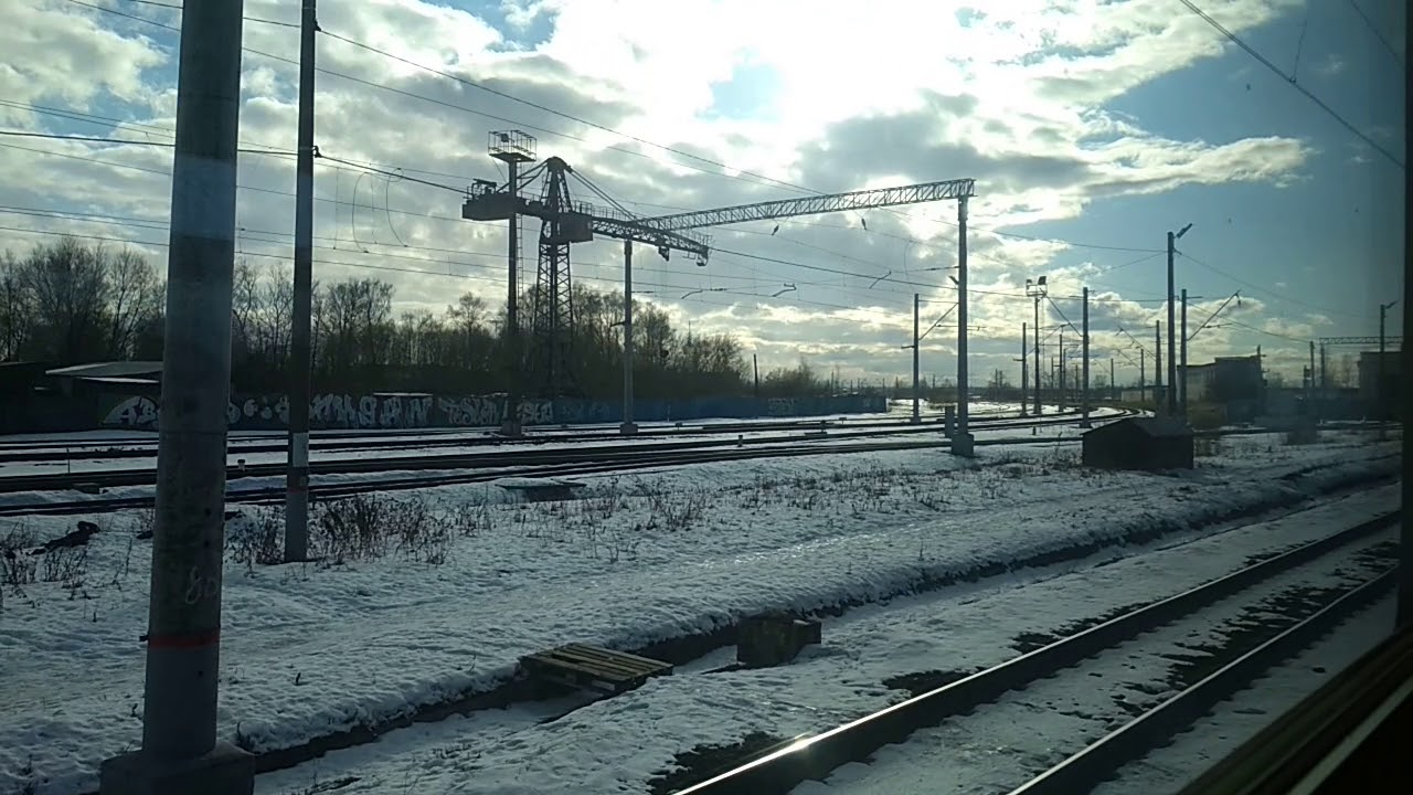 Ленинский Проспект - Стрельна на ЭР2К-901 (ТЧ-15 СПБ-Балтийский)