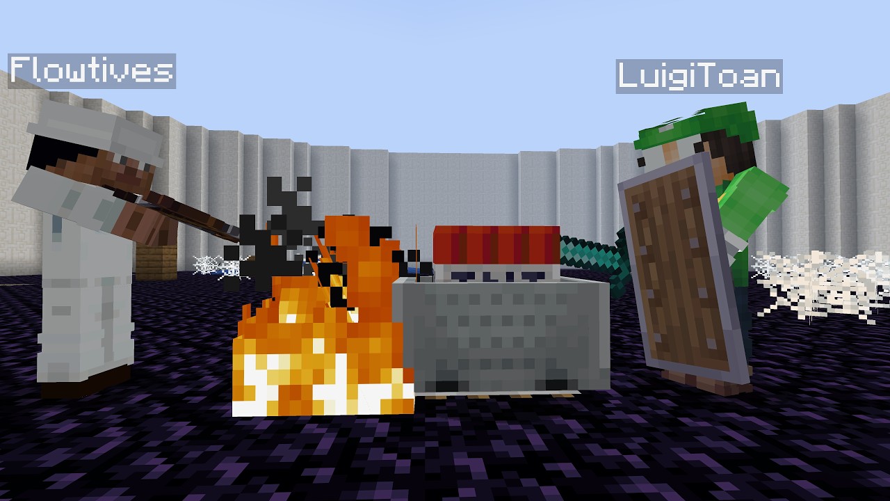 Flowtives VS LuigiToan on Lifesteal SMP Arena