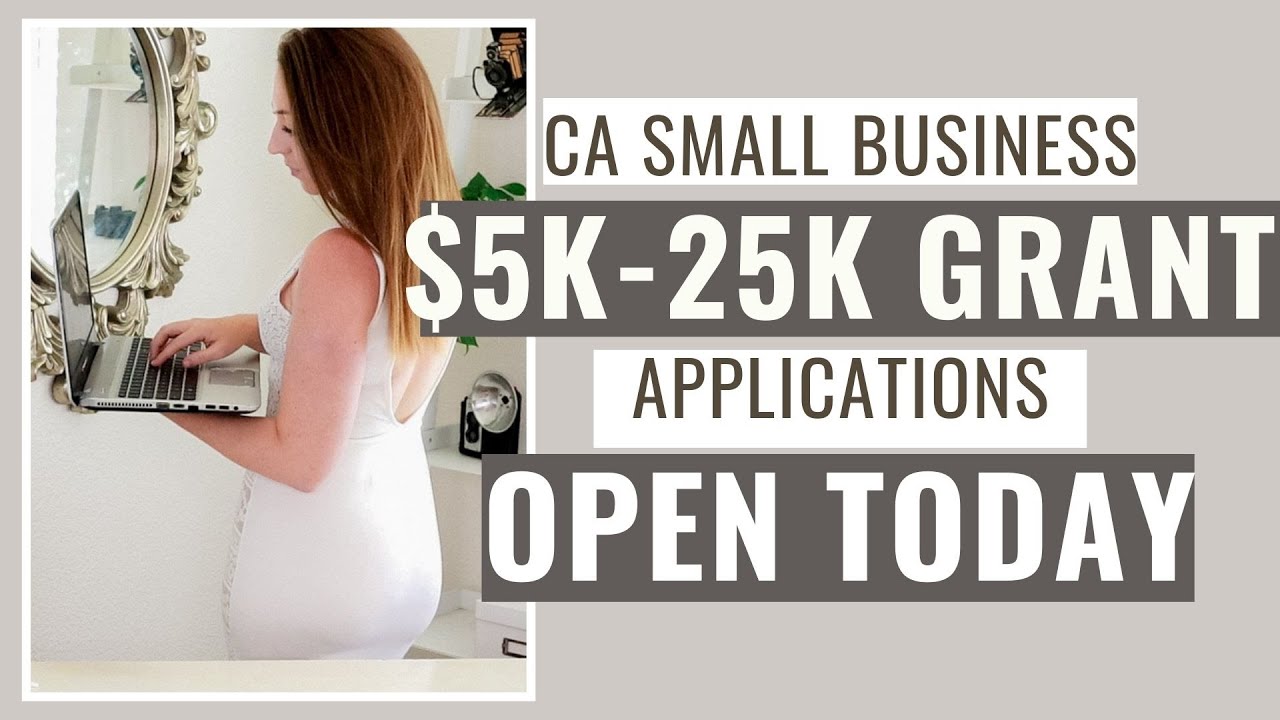 $5k-$25k California Small Relief Business Grants Applications OPEN TODAY 12/30-1/8