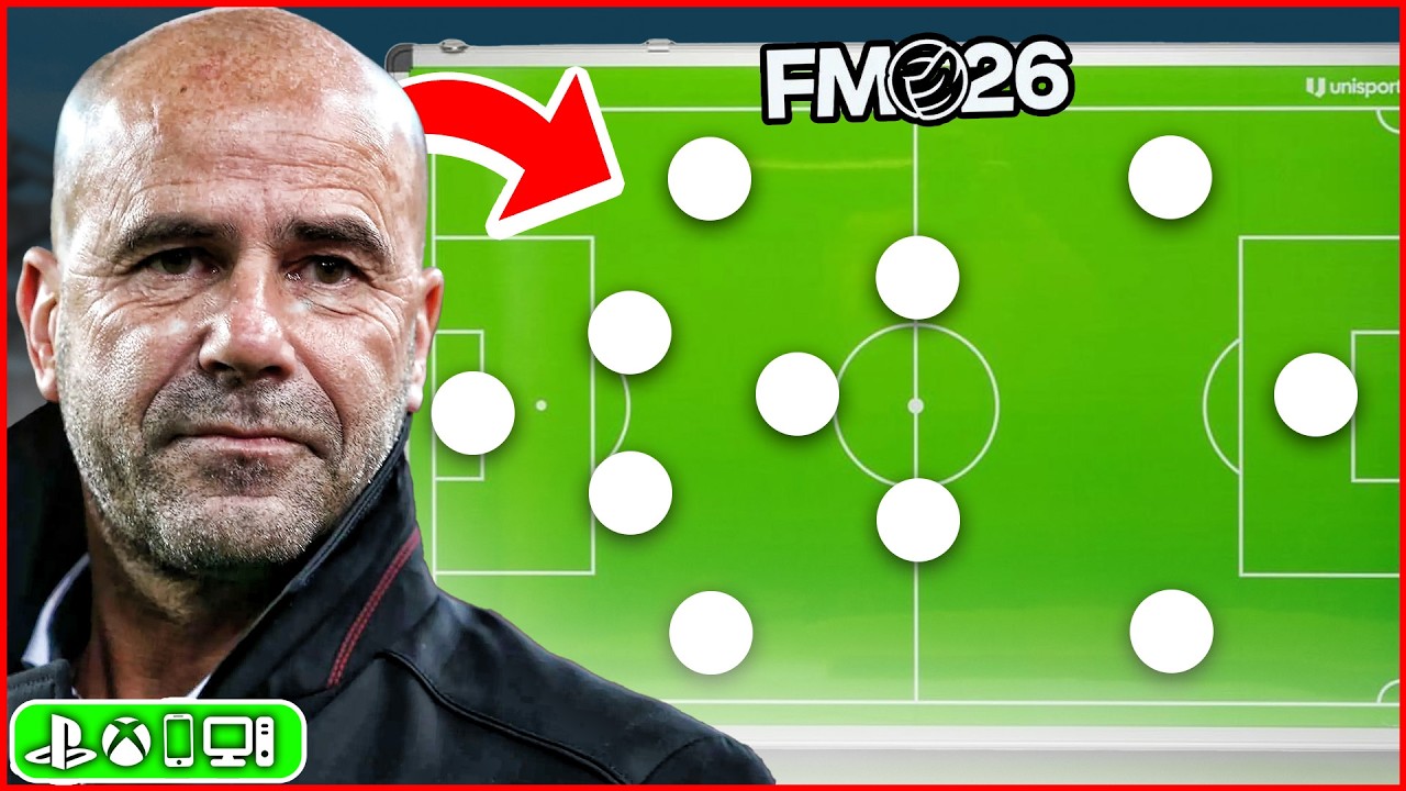 Peter Bosz's 433 FM26 Tactic WON THE QUADRUPLE! | Best FM26 Tactics