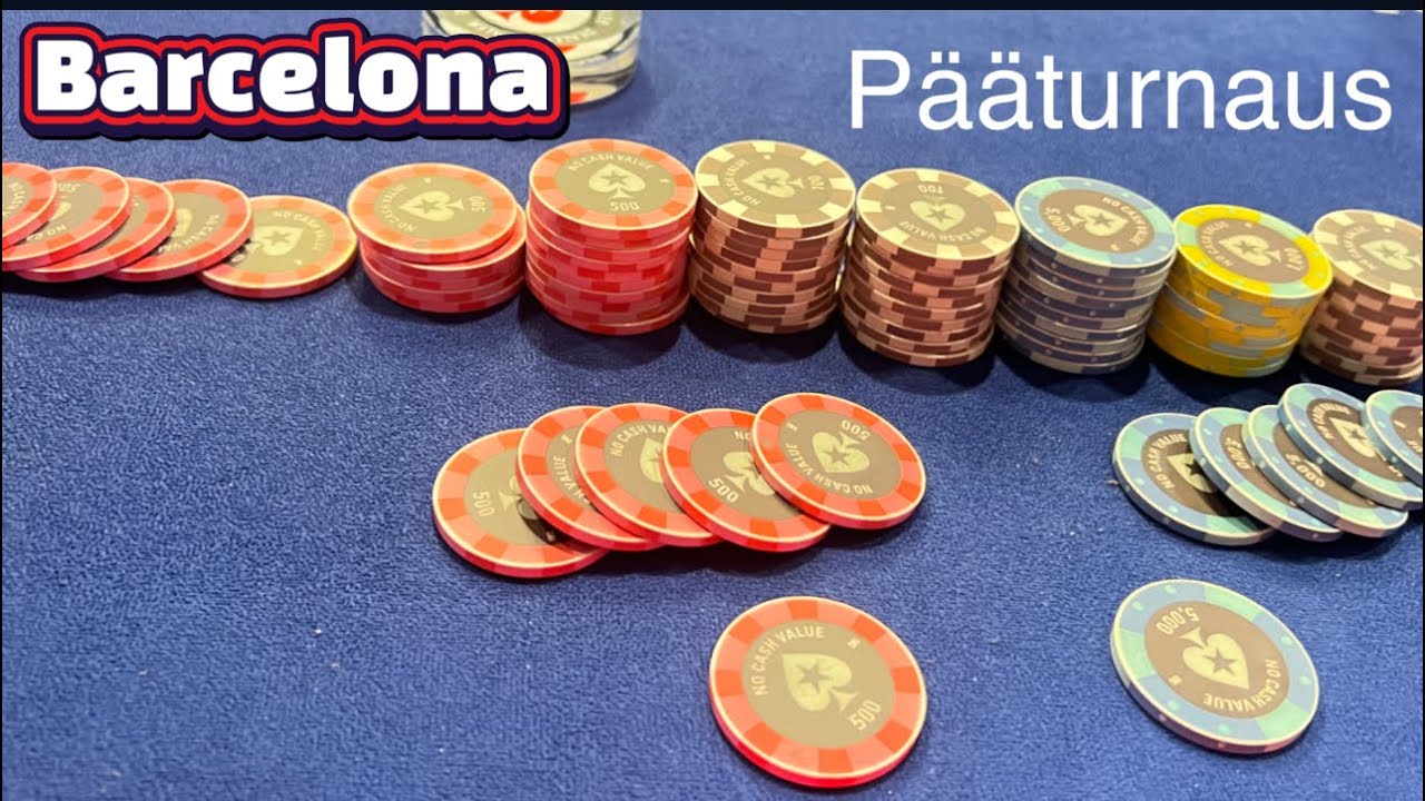 European poker tourin pääturnaus missä sisäänosto on 5300€ 🏝️🏖️ Pokeria Barcelonassa