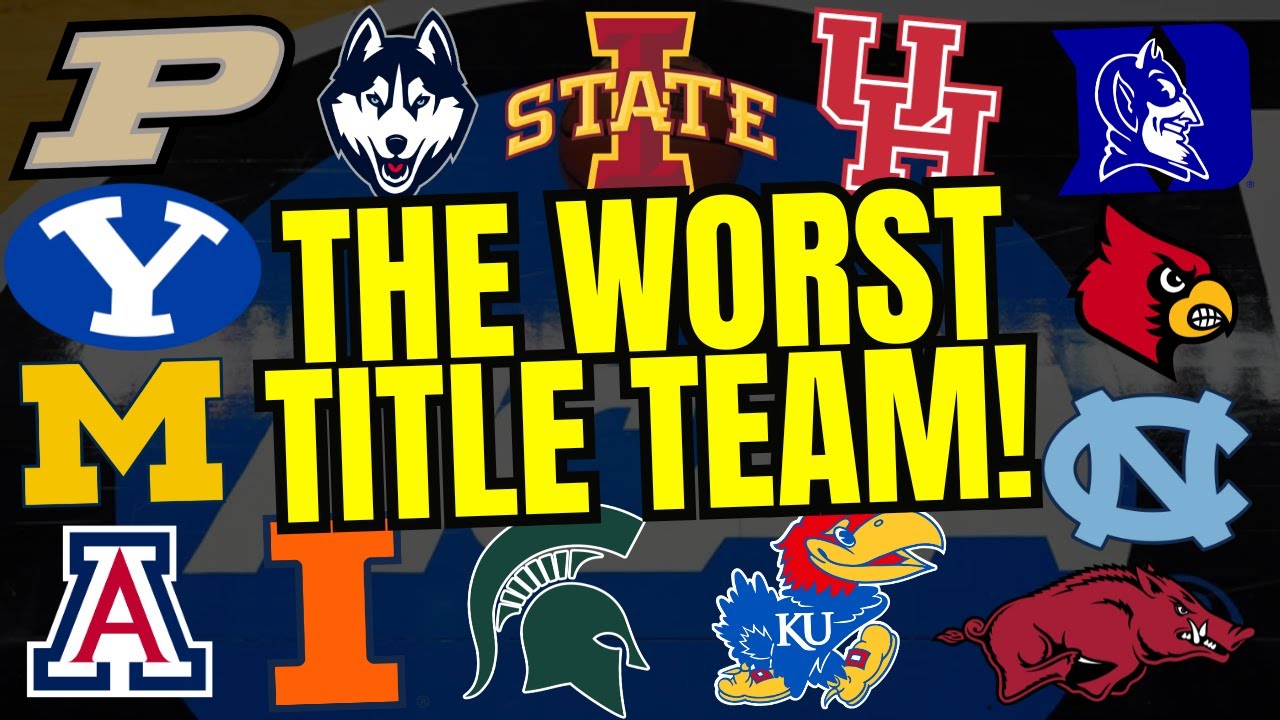 Who Is The Worst Team That Can Win The National Championship?