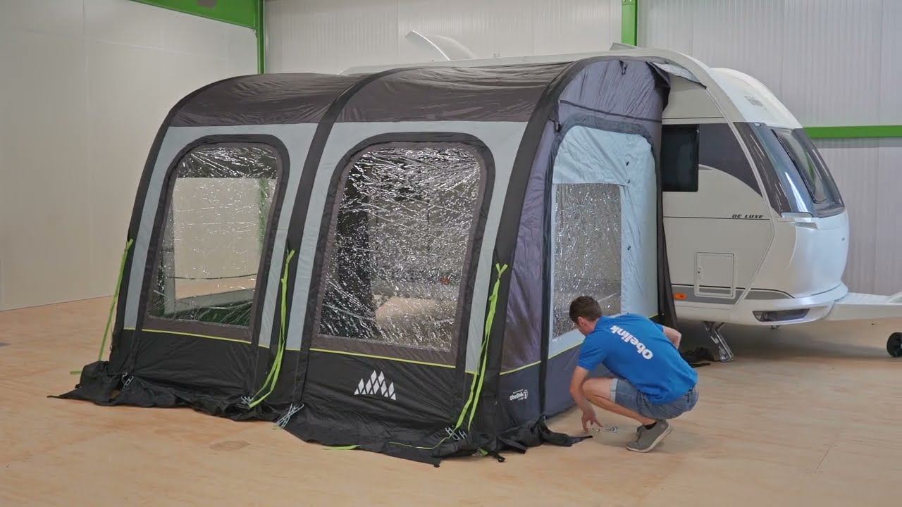 Obelink Monaco Easy Air Connected Auvent pour caravane et camping-car | Vidéo produit | Obelink
