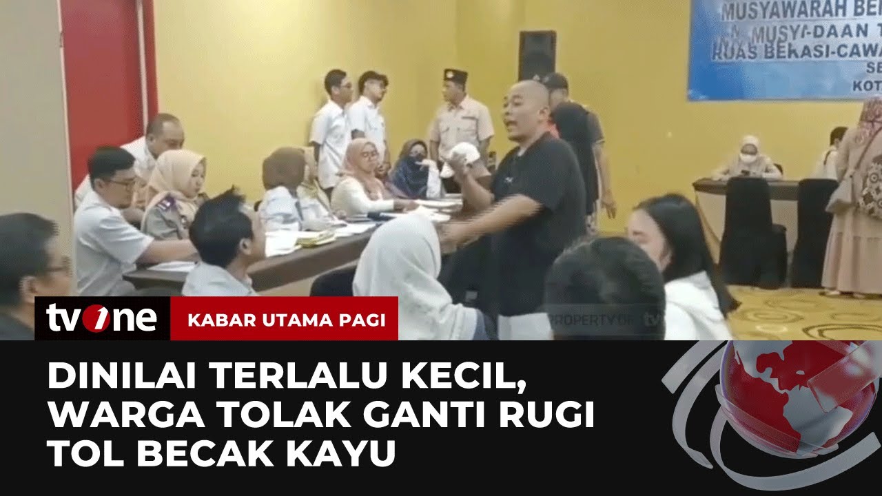Warga Tolak Ganti Rugi Pembebasan Lahan Tol Becak Kayu Sesi 2 | Kabar Utama Pagi tvOne