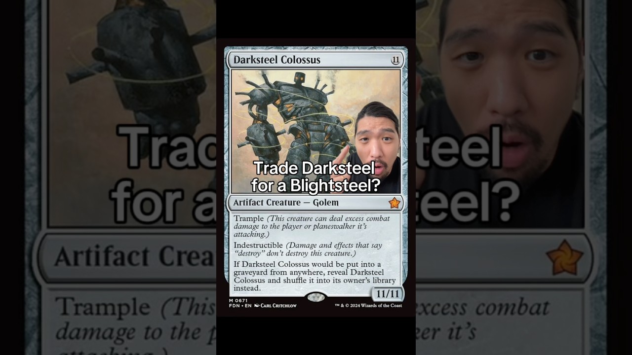 Вы бы обменяли Темную сталь на Чумную сталь? #mtg