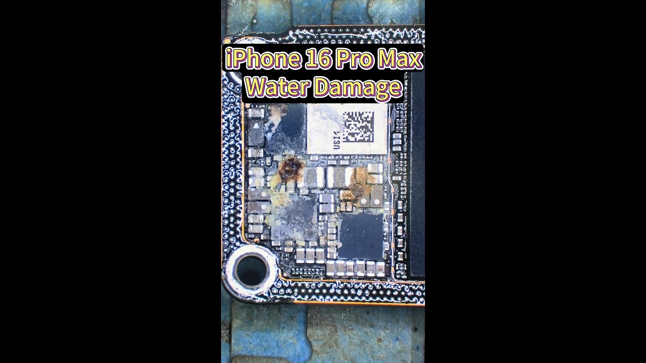 How to repair an iPhone 16 Pro Max Water Damage