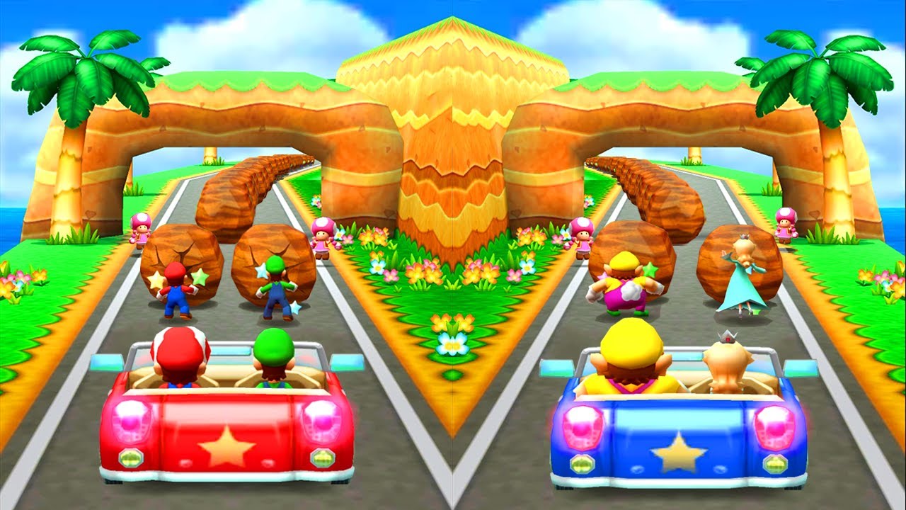 Mario Party The Top 100 Minigames - Mario vs Luigi vs Wario vs Rosalina