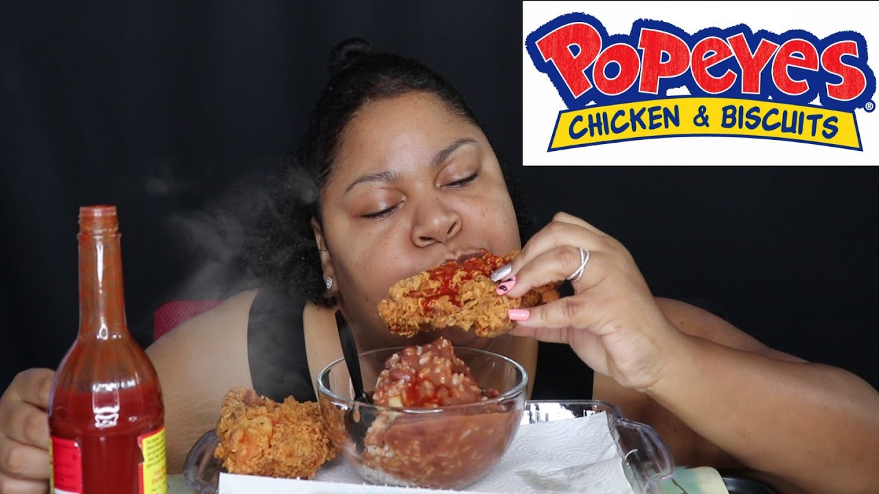 POPEYES SPICY CHICKEN With RED BEANS & RICE