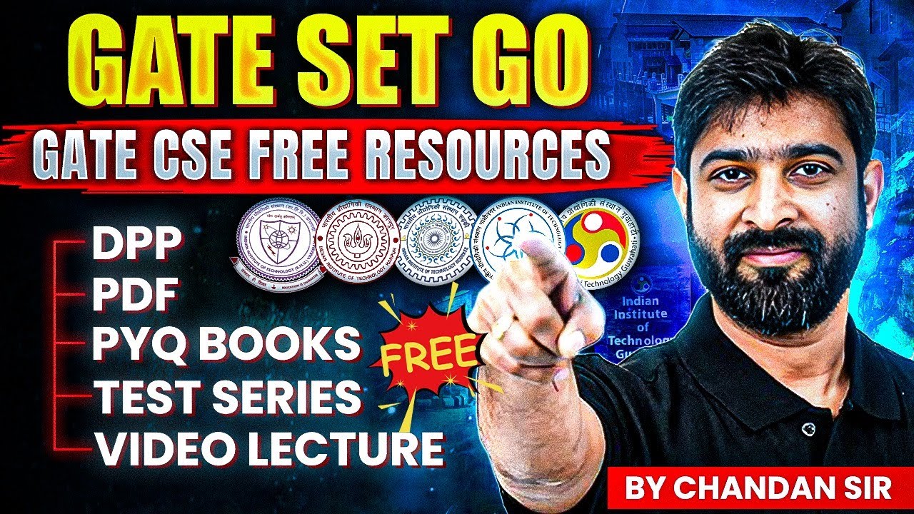GATE Set Go: Ultimate Free Resources for GATE CSE 2026 | GATE 2026 Preparation