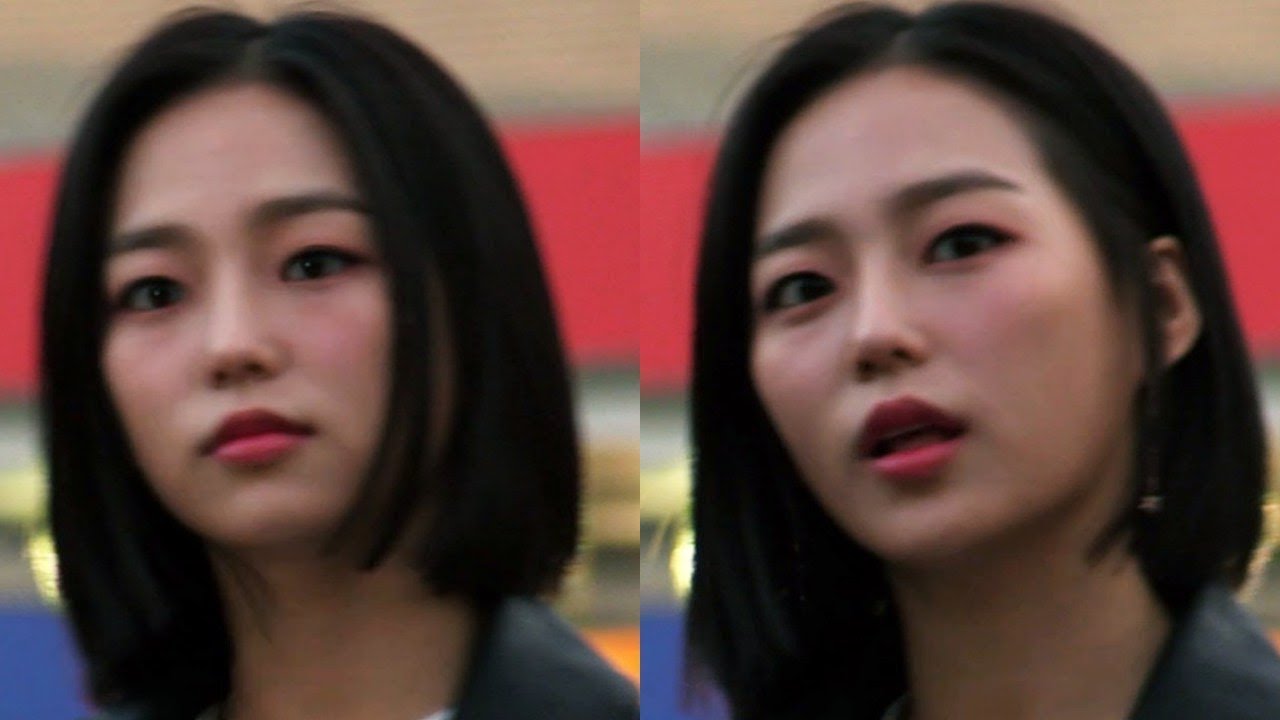 단발머리 '걔' 씨엘씨 장예은(CLC Jang Yeeun) 씨엘씨 장예은(CLC Jang Yeeun) 그리고 샤샤의  출근길 @20180302 KBS 뮤직뱅크