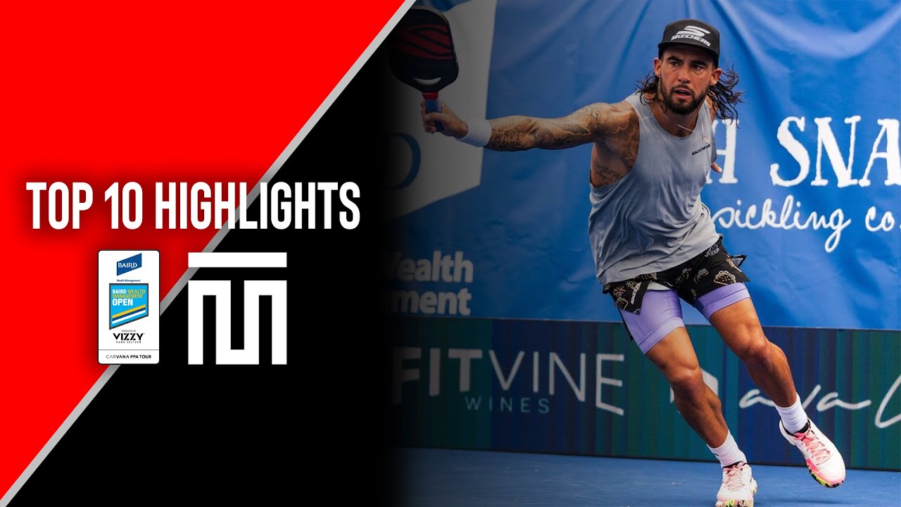 WILD PICKLEBALL HIGHLIGHTS | Tyson McGuffin's Top 10 Highlights From The PPA Tour Cincinnati Open