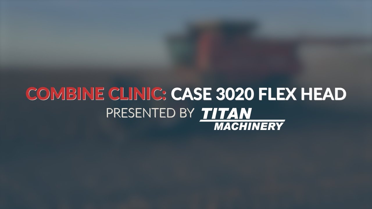 2020 Case IH 3020 Flex Head - Preseason Checklist