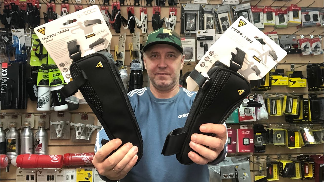 Сумки на верхнюю трубу Topeak FastFuel Tribag TC2301B и TC2302B - обзор и распаковка!