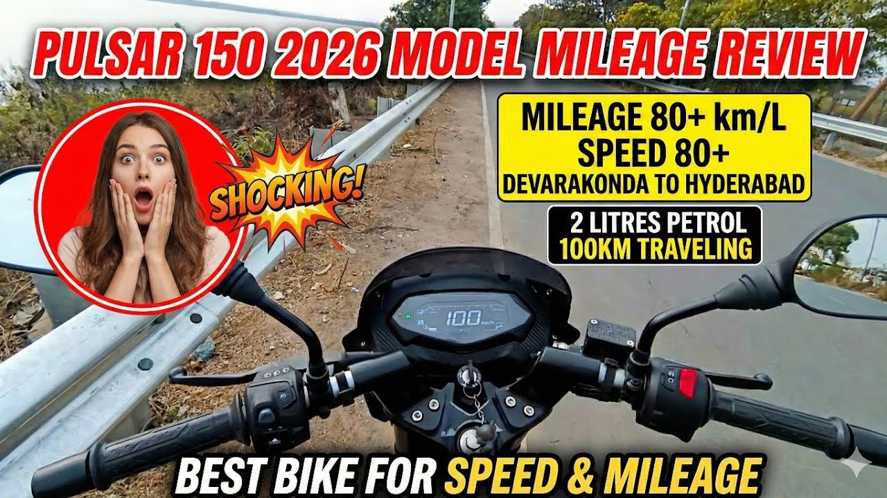 New Pulsar 150 2026 Model: Unbelievable 80+ kmpl Mileage! Watch the Proof!