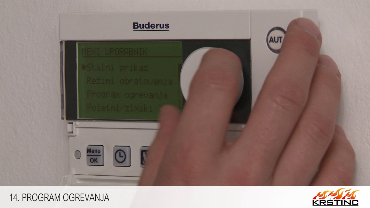 Buderus RC35 - video navodila - Krštinc doo