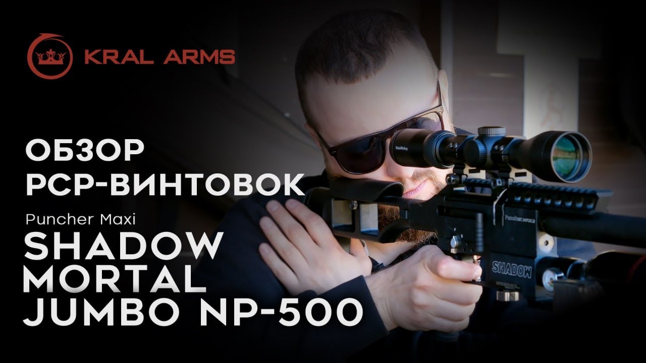 Обзор PCP-винтовок до 3Дж Kral Arms Puncher Shadow, Mortal, Jumbo NP-500