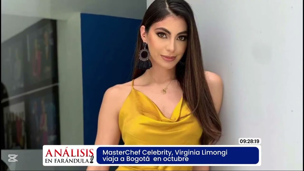 Virginia Limongi alista maletas como la nueva presentadora de MasterChef