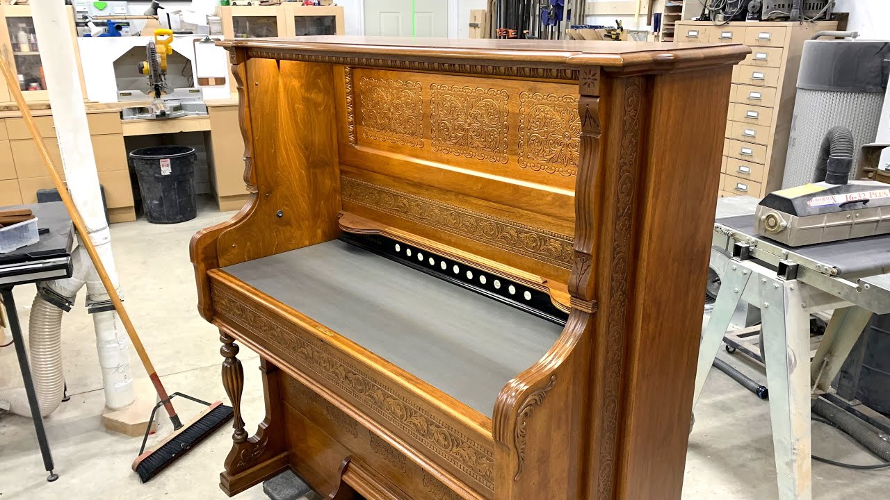 Converting A 100 Year Old Organ Into A Desk!