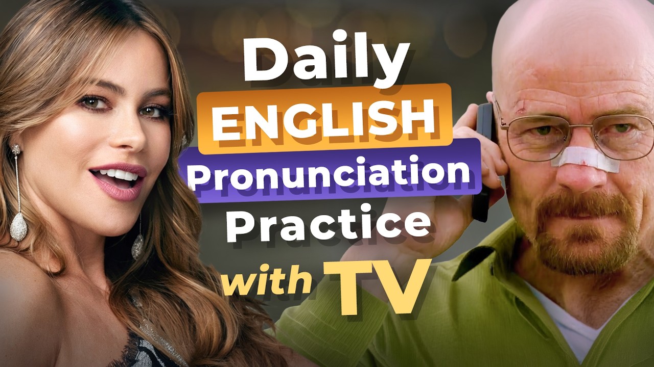 14 Minute Daily Speaking Practice for ENGLISH Learners &mdash; with TV Series