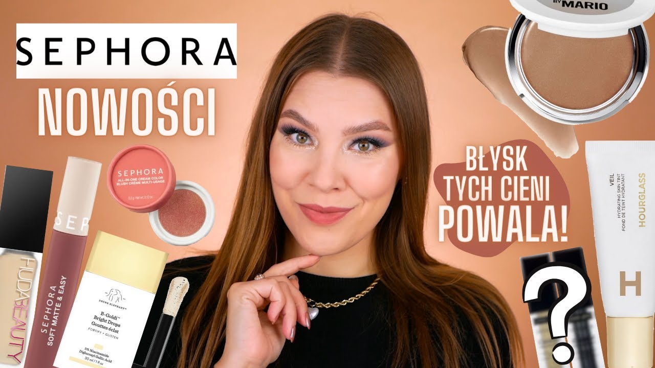 SEPHORA! 🔥 Przegląd NOWOŚCI z wyższej półki! MEGA TRWAŁA pomadka w SUPER cenie! Efekt GLASS SKIN! 💦