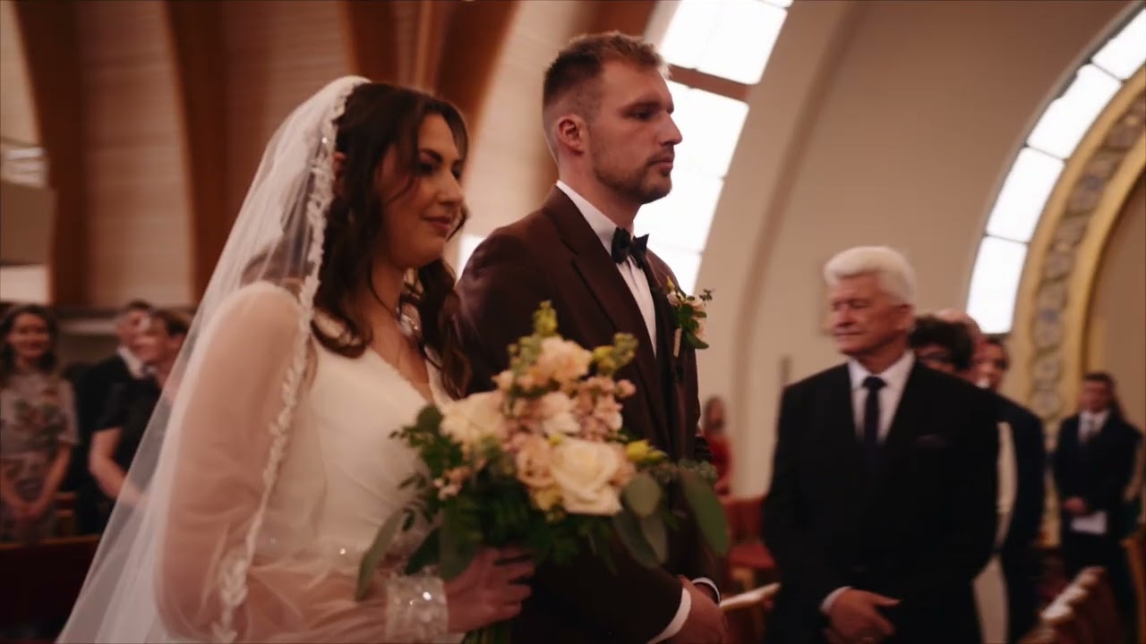 Piękny ślub Kamili i Janusza! Sala Perłowa, Rybno