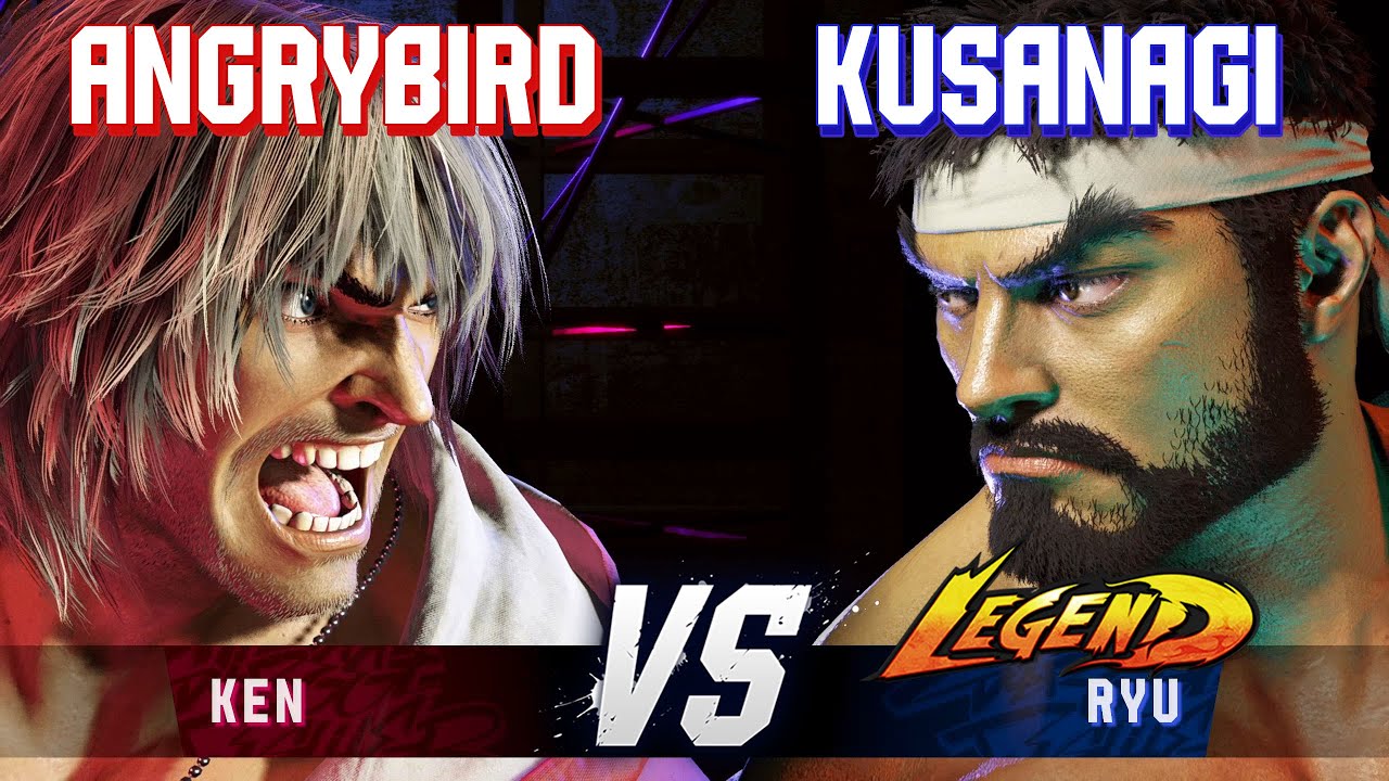 SF6 ▰ ANGRYBIRD (Ken) vs KUSANAGI (Ryu) ▰ High Level Gameplay