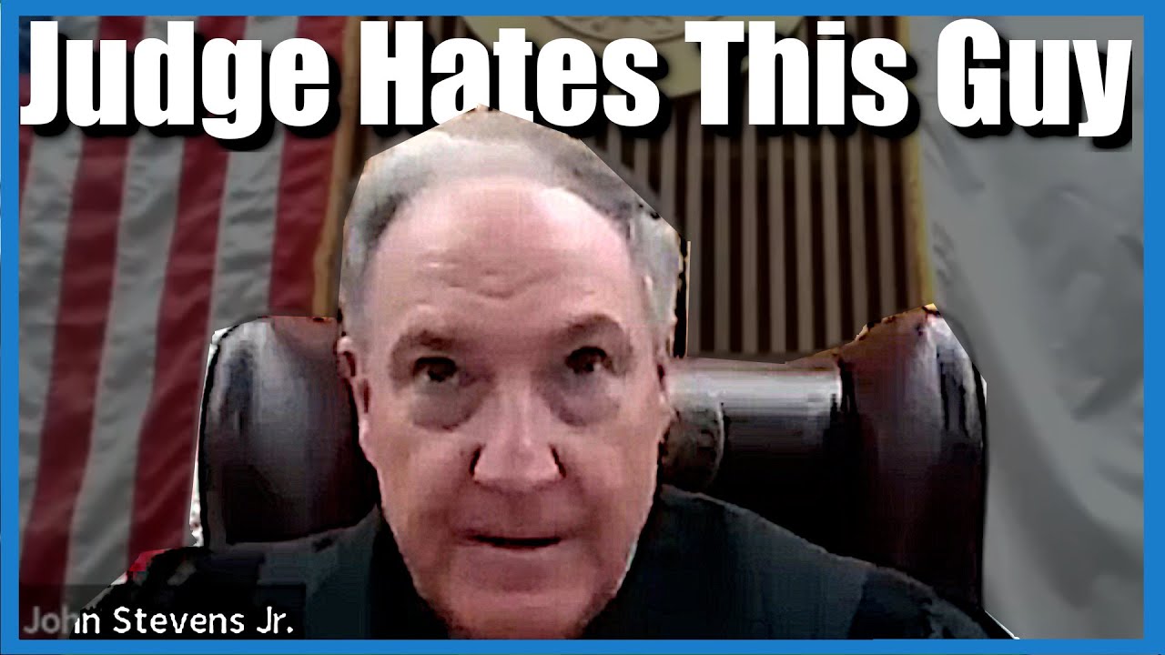 You Can Tell that Judge Stevens Doesn't Like this Clown
