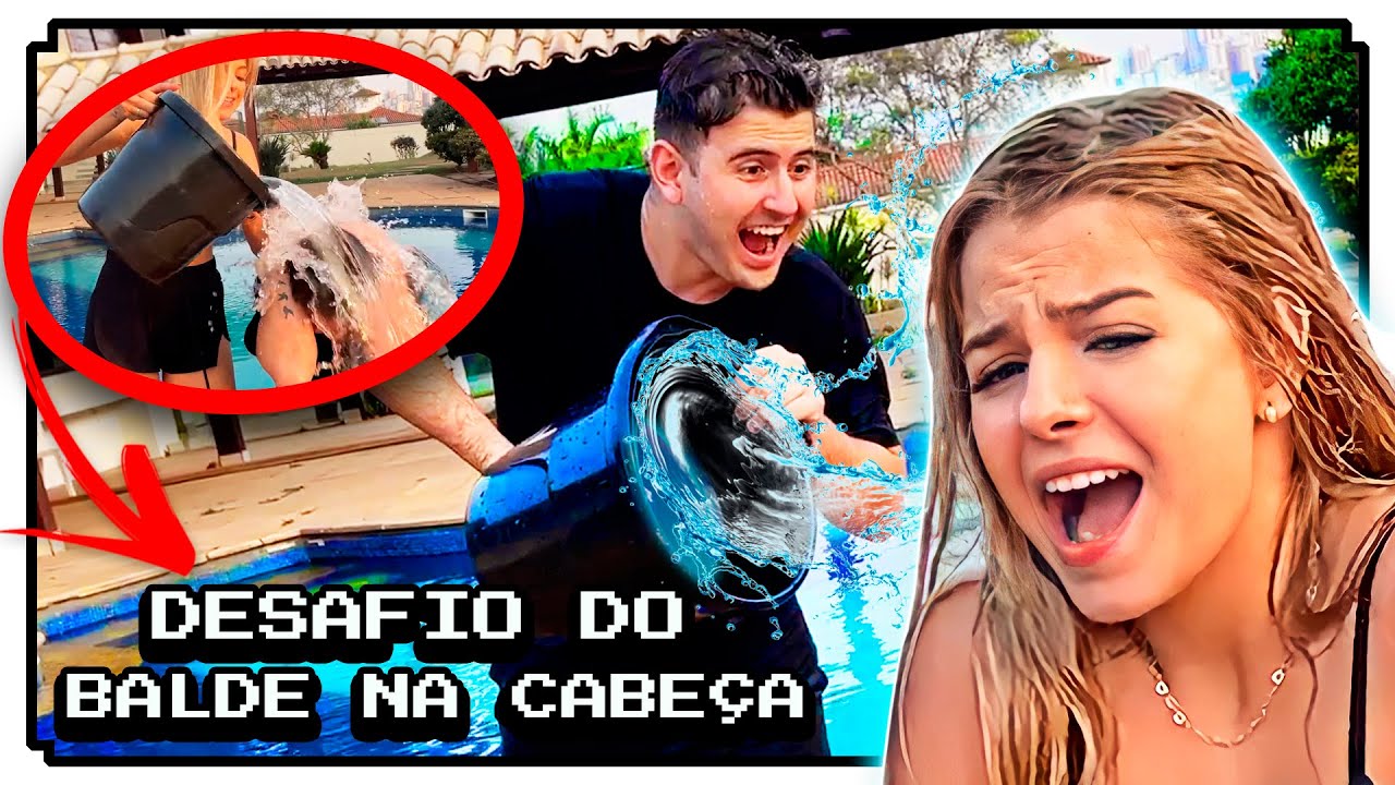 QUEM SE MOLHOU MENOS NO DESAFIO DO BALDE? | Jade Sales e Brenner