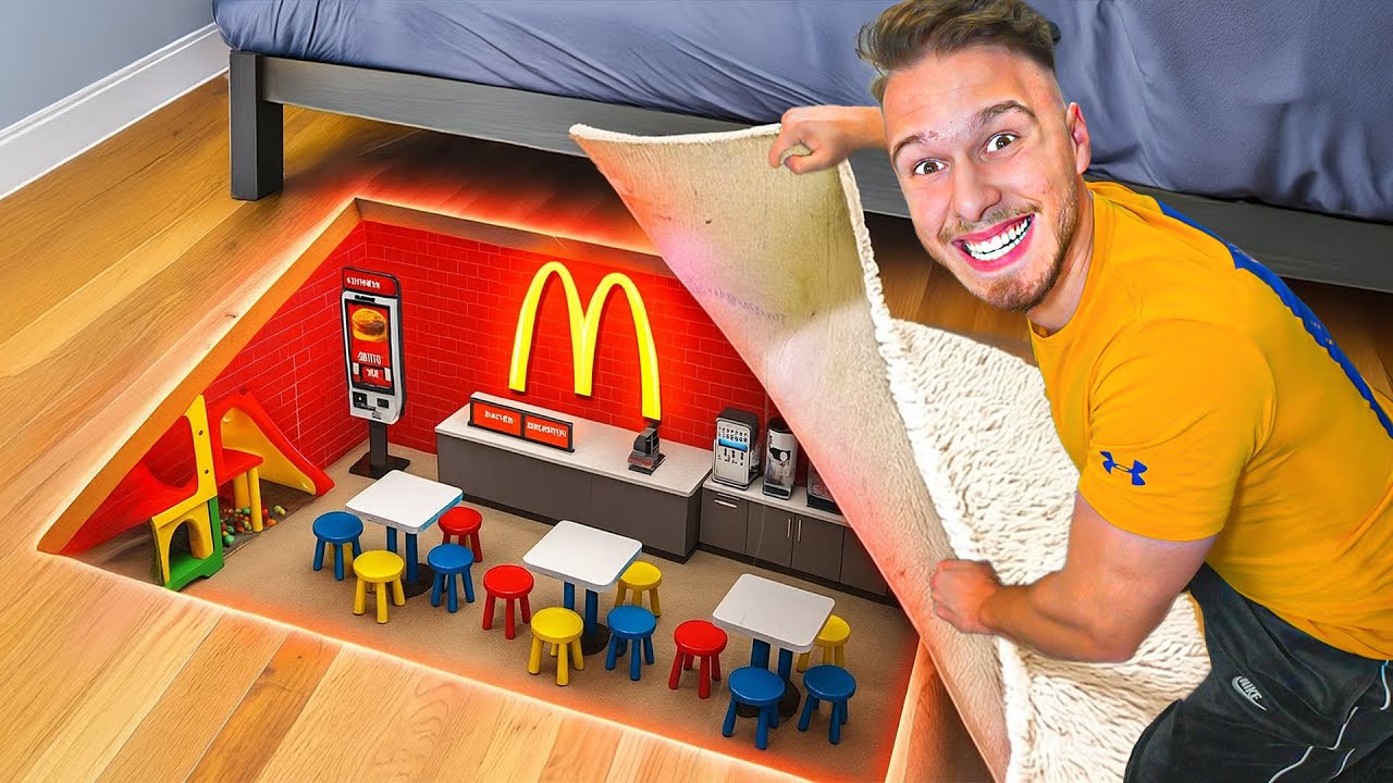 Am Construit Un McDonalds Secret În Camera Mea !